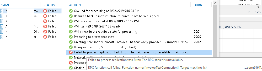 The Case Of Failing Veeam Replicas – The RPC Function Call Failed ...