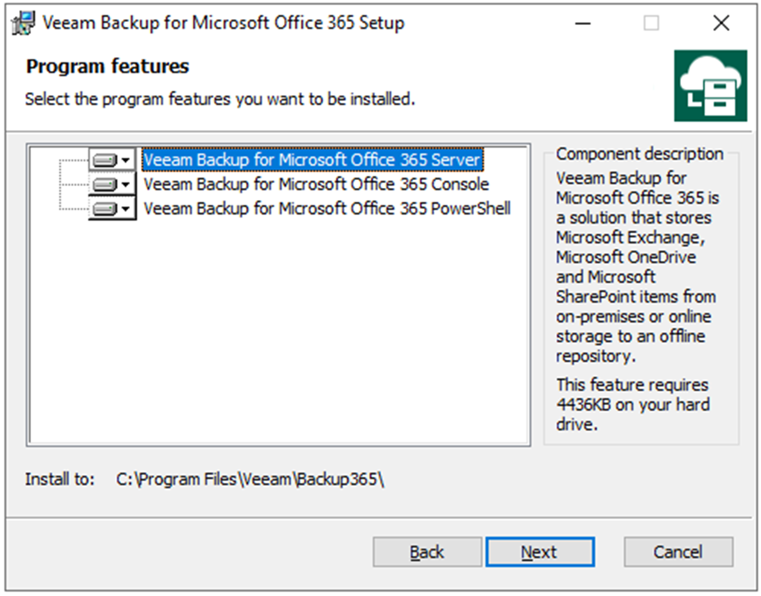 Microsoft 365 backup